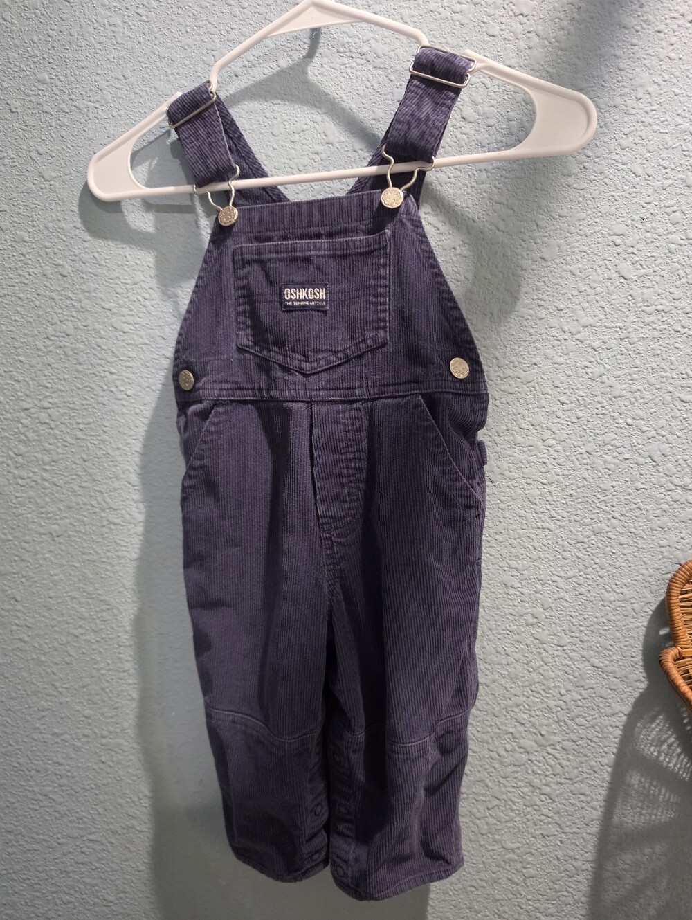 Osh Kosh 2t Blue Corduroy Genuine Osh Kosh Overalls